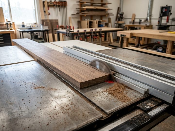 How Is Wood Cut When Ripping With a Table Saw?