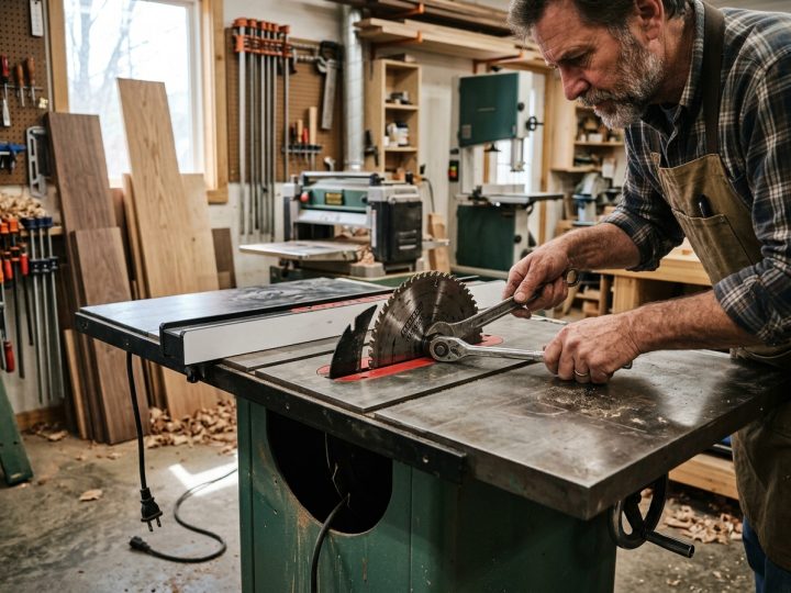 How to Remove a Stuck Table Saw Blade: Step-by-Step Guide