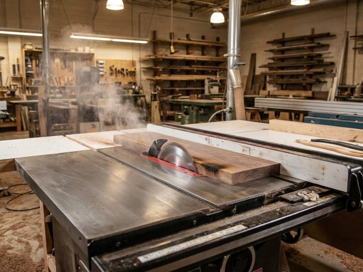 Why Does My Table Saw Burn Wood? 8 Causes & Fixes