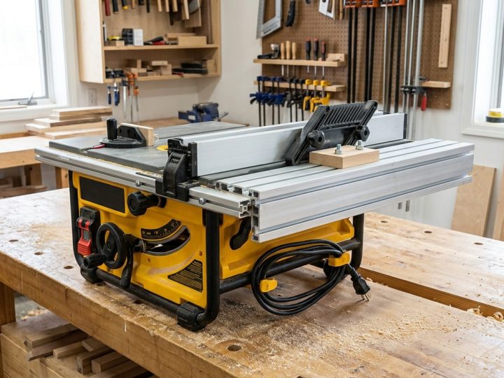 How to Attach a Multi-Track Fence to a DeWalt Table Saw