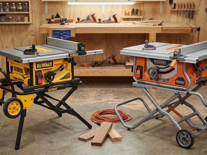 Ridgid vs DeWalt Table Saws: Which One Should You Buy?