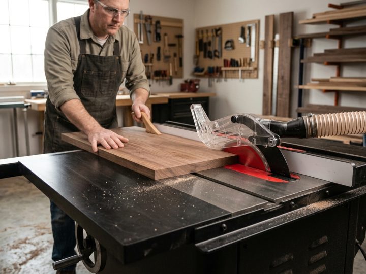 Why Table Saw Kickback Happens — And the Specific Things That Prevent It