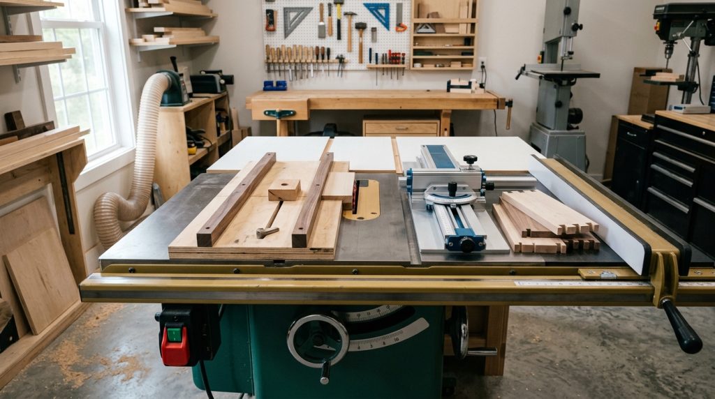 Finger Joint Jig for a Table Saw