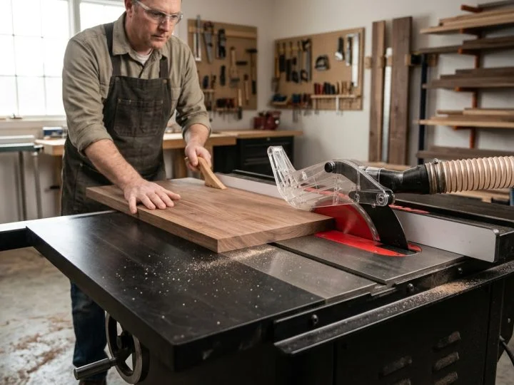 Why Table Saw Kickback Happens — And the Specific Things That Prevent It